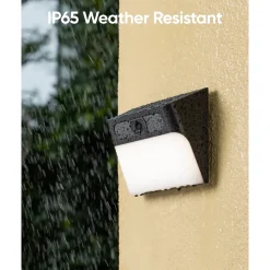 Eufy Solar Wall Light Cam S120 Beveiligingscamera voor Buiten - Op Batterij - 2K