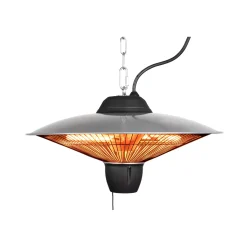Eurom Terrasverwarmer Partytent Heater 1502 - Hangend - 1500W - Zilver
