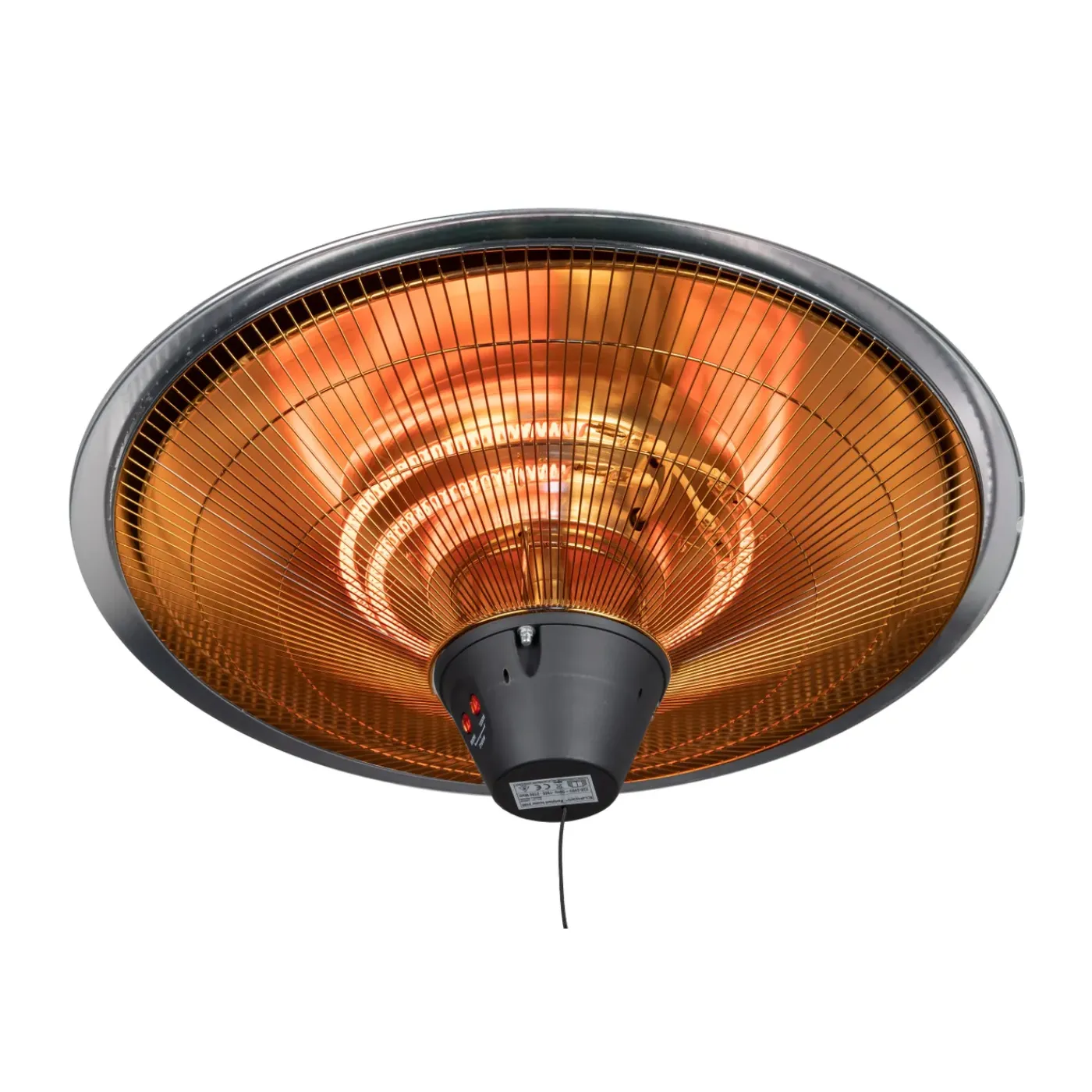 Eurom Terrasverwarmer Partytentheater 2100 - Hangend - 2100W - Zilver