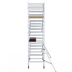 Euroscaffold basic rolsteiger – Professionele steiger 135x250 cm – 6,2 meter werkhoogte
