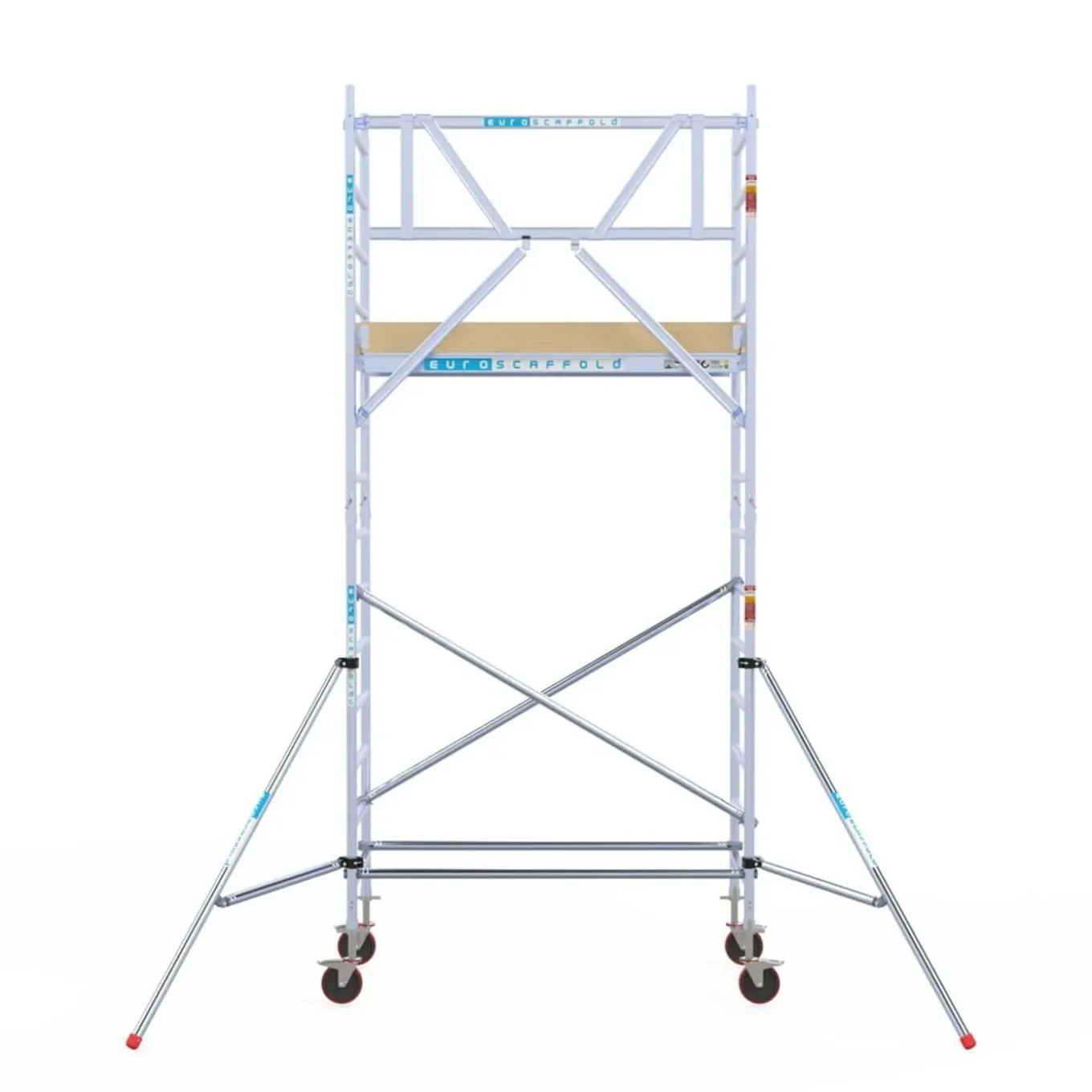 Euroscaffold basic rolsteiger – Professionele steiger 90x190 cm – 5,2 meter werkhoogte