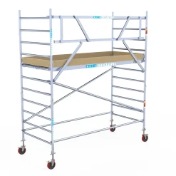 Euroscaffold basic rolsteiger – Professionele steiger 135x305 cm – 4,2 meter werkhoogte