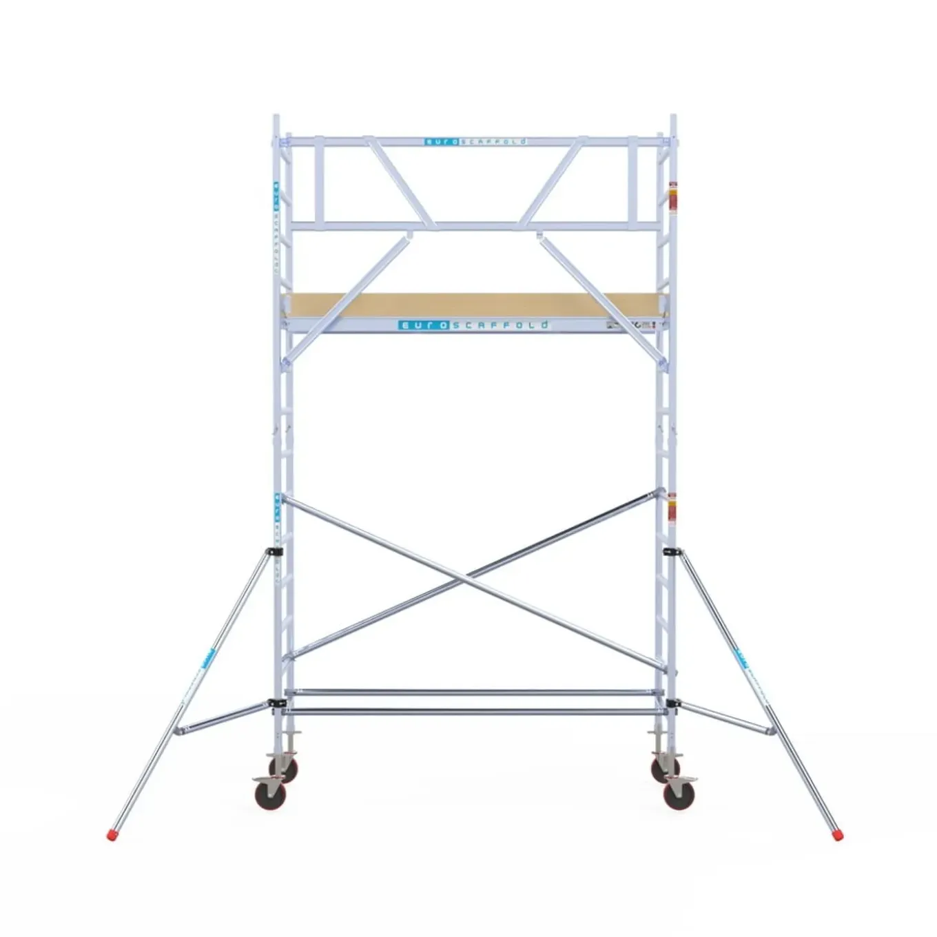Euroscaffold basic rolsteiger – Professionele steiger 90x305 cm – 5,2 meter werkhoogte