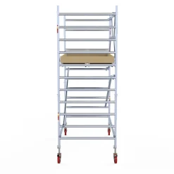 Euroscaffold basic rolsteiger – Professionele steiger 135x250 cm – 4,2 meter werkhoogte