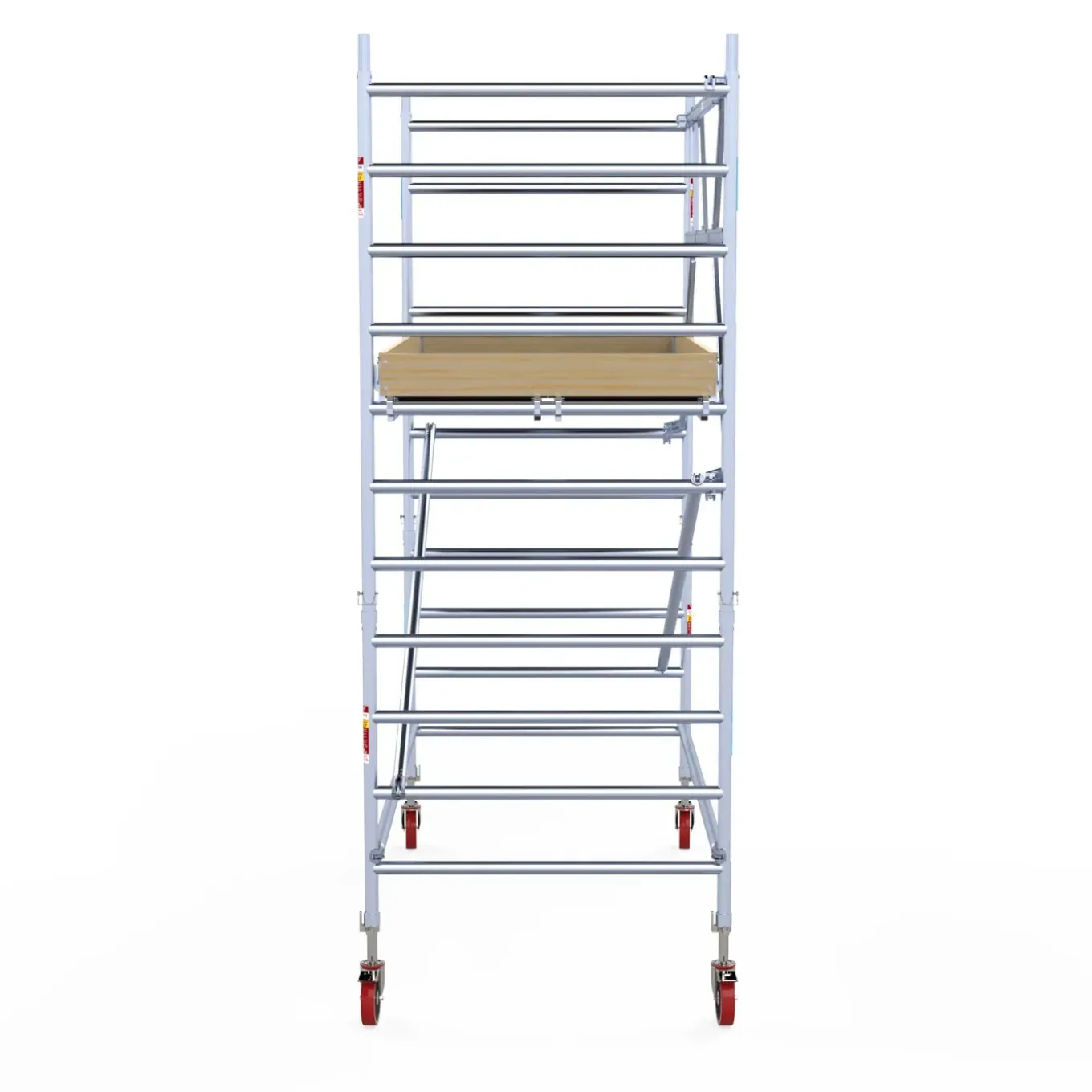 Euroscaffold basic rolsteiger – Professionele steiger 135x250 cm – 4,2 meter werkhoogte