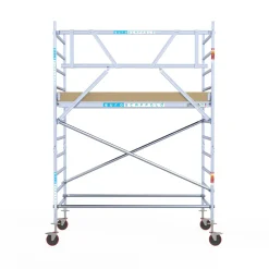 Euroscaffold basic rolsteiger – Professionele steiger 135x250 cm – 4,2 meter werkhoogte