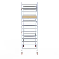 Euroscaffold basic rolsteiger – Professionele steiger 135x250 cm – 5,2 meter werkhoogte