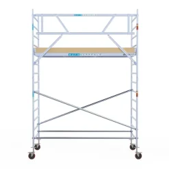 Euroscaffold basic rolsteiger – Professionele steiger 135x305 cm – 5,2 meter werkhoogte