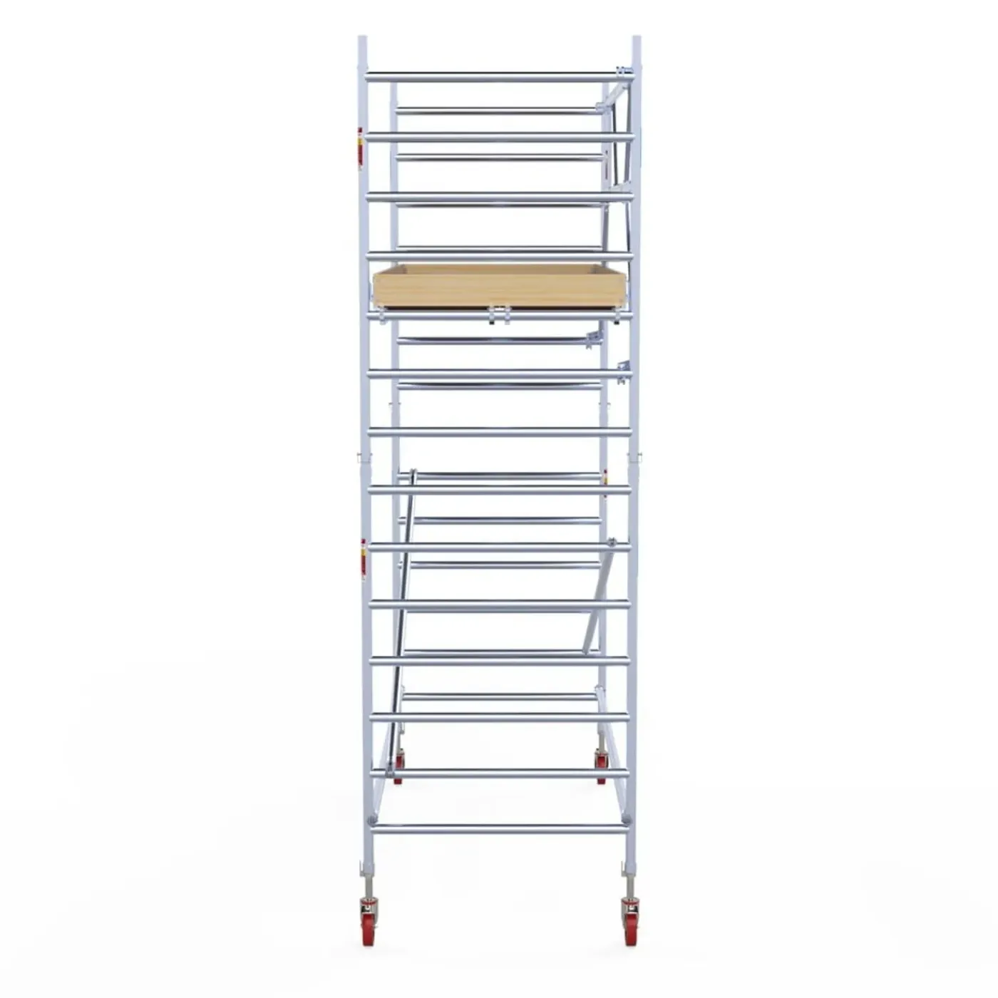 Euroscaffold basic rolsteiger – Professionele steiger 135x305 cm – 5,2 meter werkhoogte