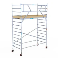 Euroscaffold basic rolsteiger – Professionele steiger 135x305 cm – 5,2 meter werkhoogte