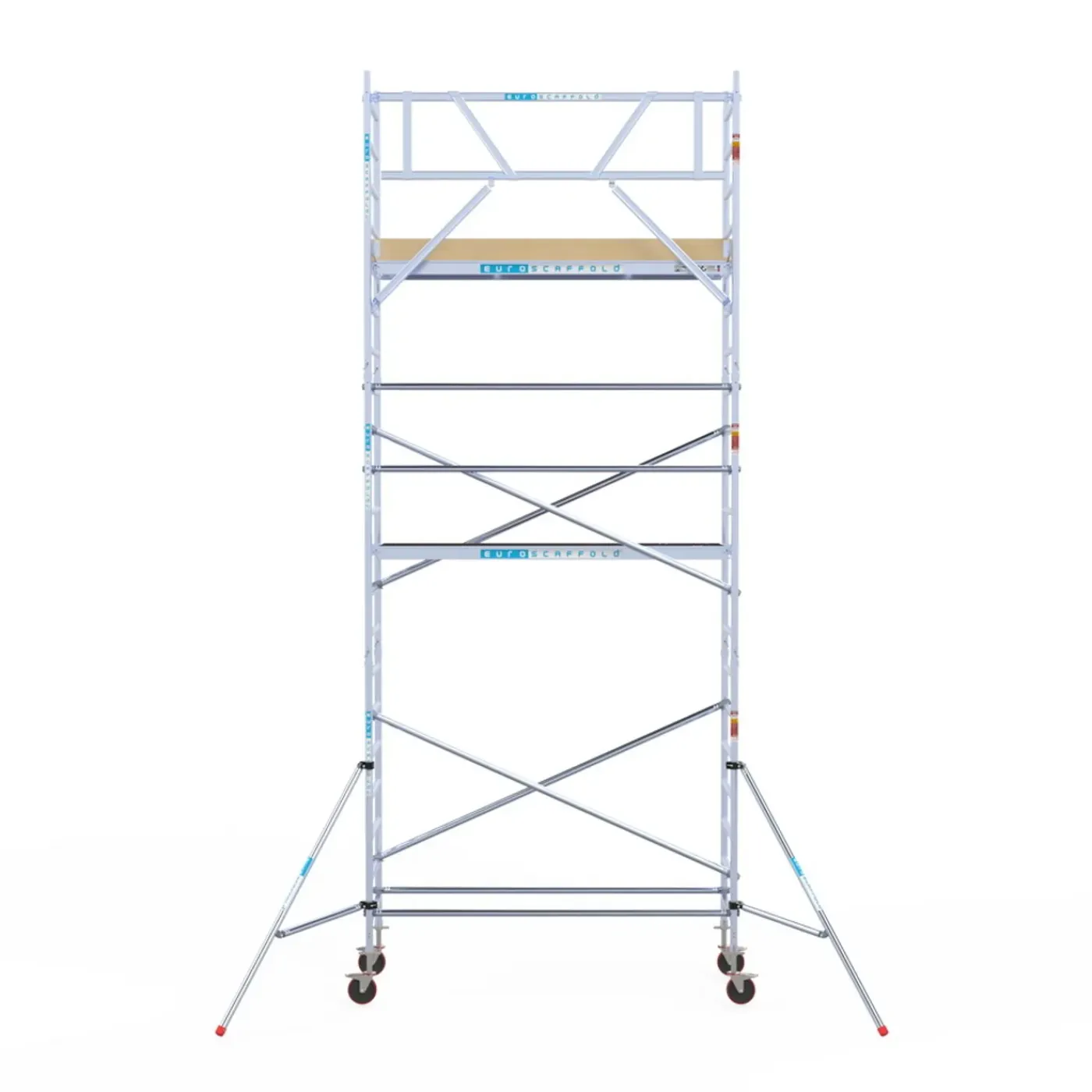 Euroscaffold basic rolsteiger – Professionele steiger 90x250 cm – 7,2 meter werkhoogte