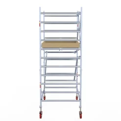 Euroscaffold basic rolsteiger – Professionele steiger 135x190 cm – 4,2 meter werkhoogte