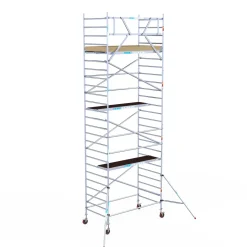 Euroscaffold basic rolsteiger – Professionele steiger 135x250 cm – 8,2 meter werkhoogte