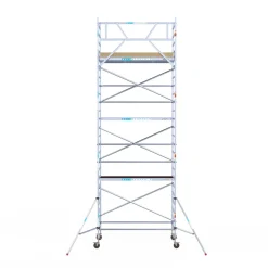 Euroscaffold basic rolsteiger – Professionele steiger 135x250 cm – 8,2 meter werkhoogte