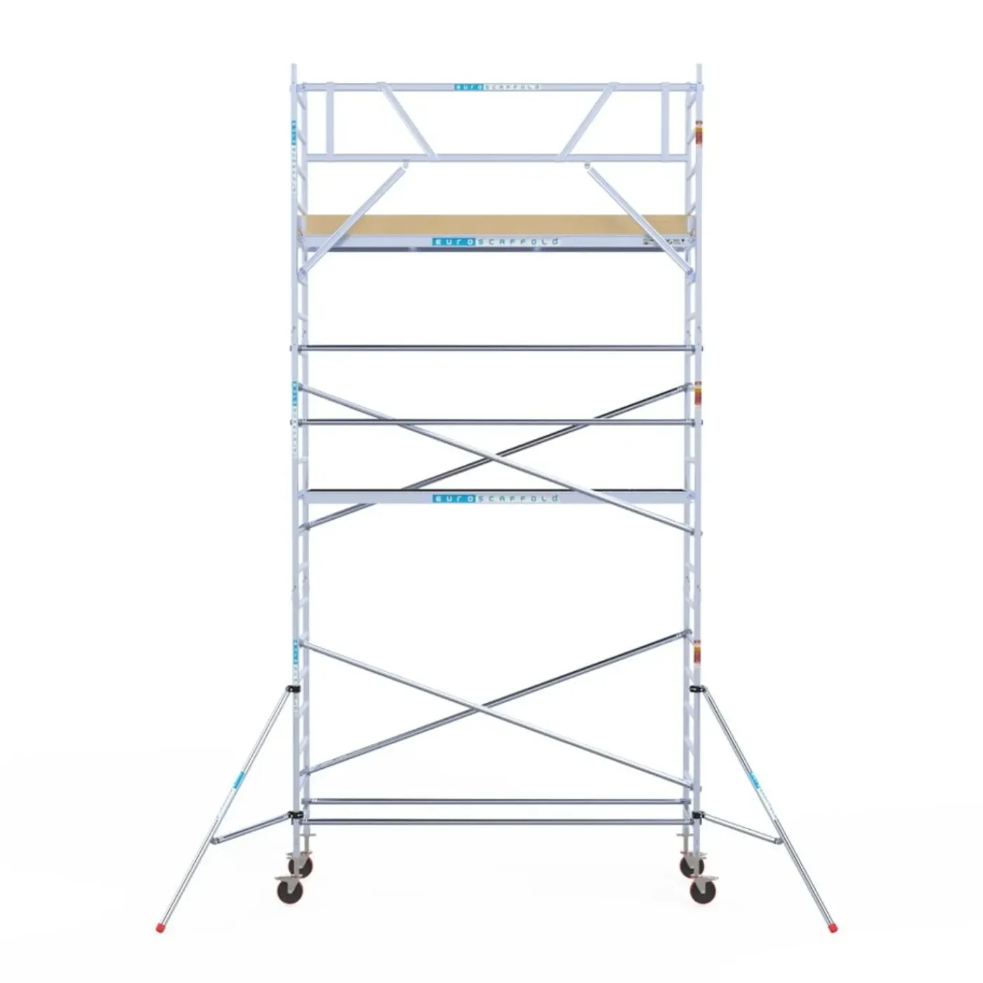 Euroscaffold basic rolsteiger – Professionele steiger 90x305 cm – 7,2 meter werkhoogte