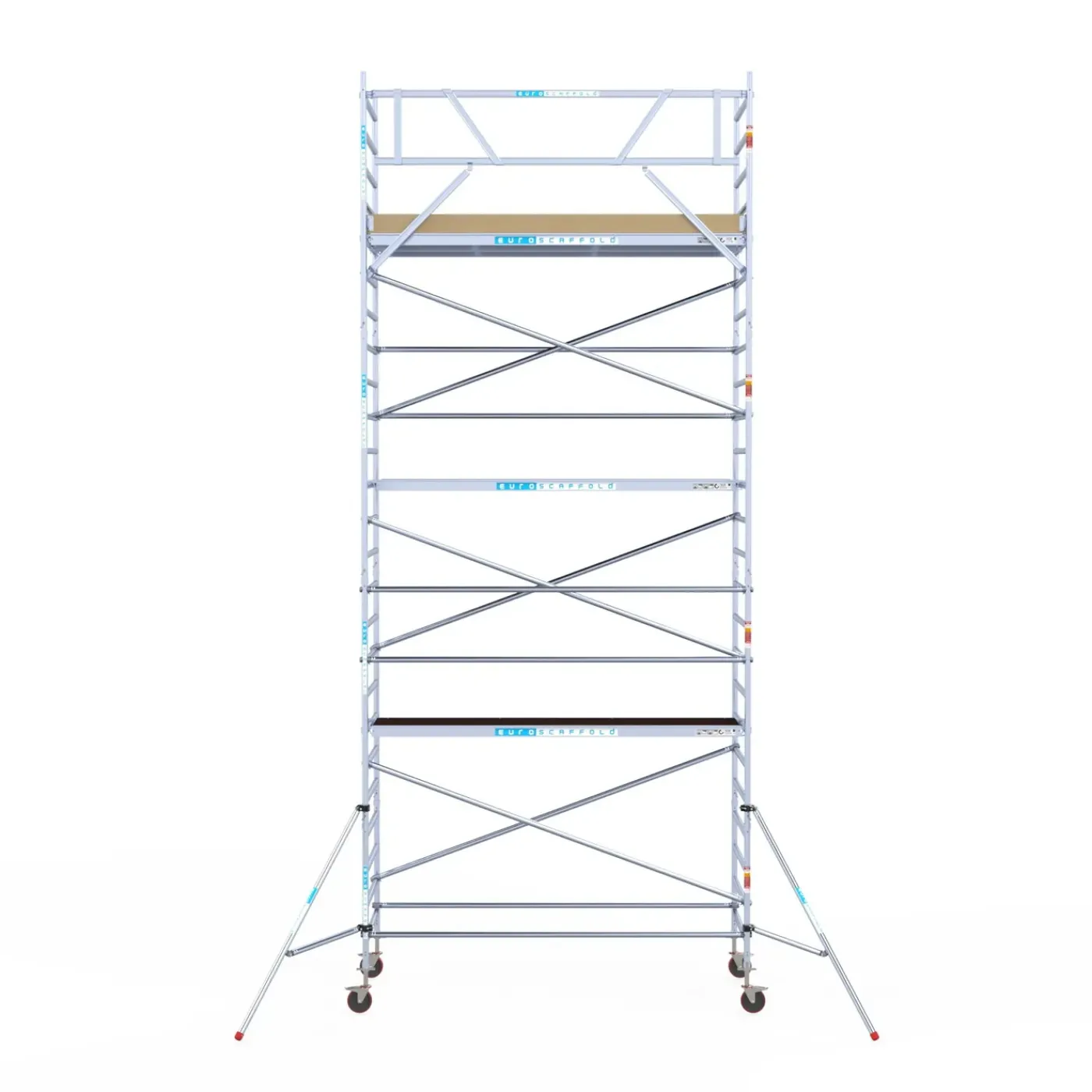 Euroscaffold basic rolsteiger – Professionele steiger 135x305 cm – 8,2 meter werkhoogte