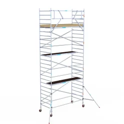 Euroscaffold basic rolsteiger – Professionele steiger 135x305 cm – 8,2 meter werkhoogte