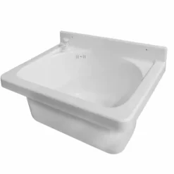 Excellence Wasbak Pilozzo - Polypropyleen - Vierkant - Wit - 59x38x26cm