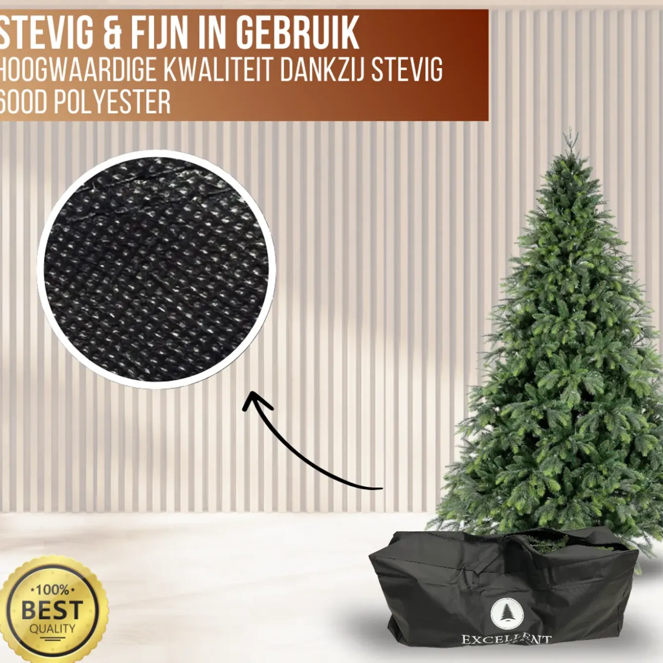 Excellent Trees Kerstboom Opbergtas - Kerstboomtas Tot 160cm Bomen - Tas Kerstboom