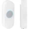Exin gong - batterij - met beldrukker en licht - wit