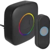 Exin gong - plugin - beldrukker - RGB licht - zwart