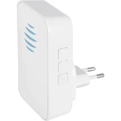 Exin gong set - batterij/plug-in - beldrukker - licht - wit