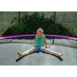Exit Silhouette Inground Trampoline Ø427cm Met Veiligheidsnet - Roze