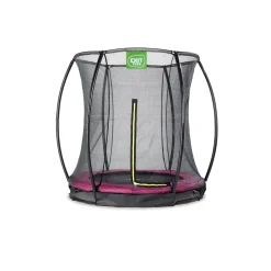 Exit Silhouette Inground Trampoline Ø183cm Met Veiligheidsnet - Roze