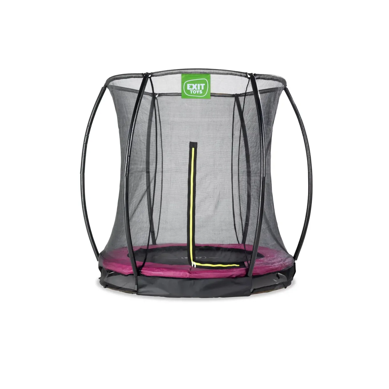 Exit Silhouette Inground Trampoline Ø183cm Met Veiligheidsnet - Roze