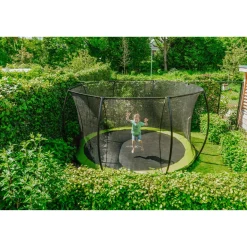 EXIT Toys Exit Silhouette Inground Trampoline Ø244cm Met Veiligheidsnet - Groen