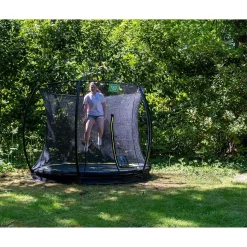 Exit Silhouette Inground Trampoline Ø305cm Met Veiligheidsnet - Groen