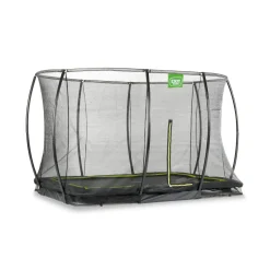 Exit Silhouette Inground Trampoline 214x305cm Met Veiligheidsnet - Zwart