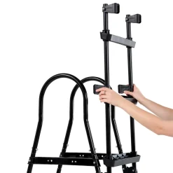 Exit Zwembadtrap – Zwembadladder – Frame Zwembad Trap – Anti-slip – Opklapbaar – Zwart