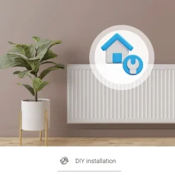Ezviz Centrale Verwarmingsbeheer Kit T55 2 Thermostatische Koppen Verbonden Gate