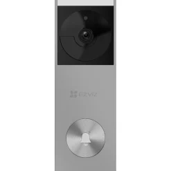 EZVIZ Draadloze Deurbel met Camera - Inclusief Zonnepaneel - Grijs