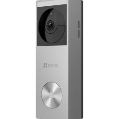 EZVIZ Draadloze Deurbel met Camera - Inclusief Zonnepaneel - Grijs
