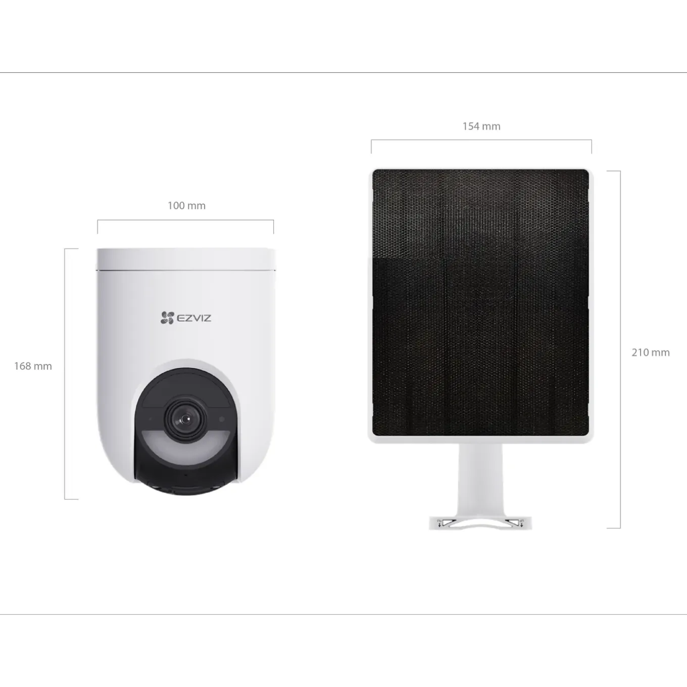 Ezviz HB8 Lite Kit 2K+ Beveiligingscamera voor Buiten - Op Batterij - 2K+