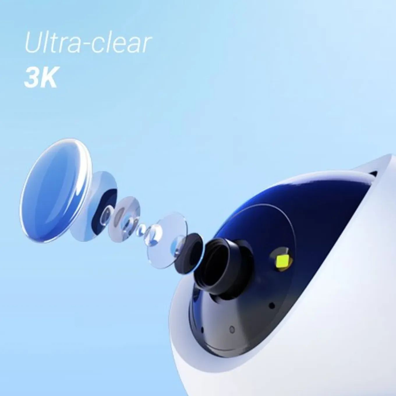 EZVIZ H6c 3K Binnencamera - Wit