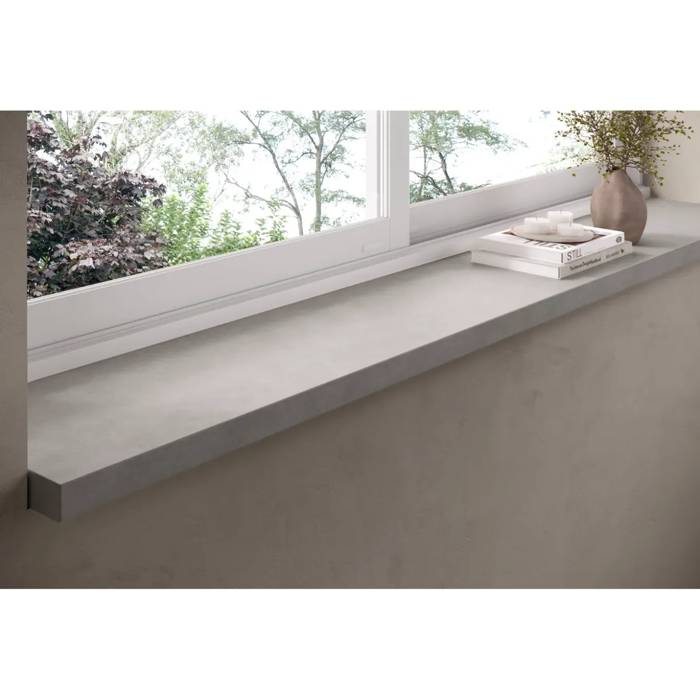 FAB Vensterbank Cement Lava - 260x30x3,8cm