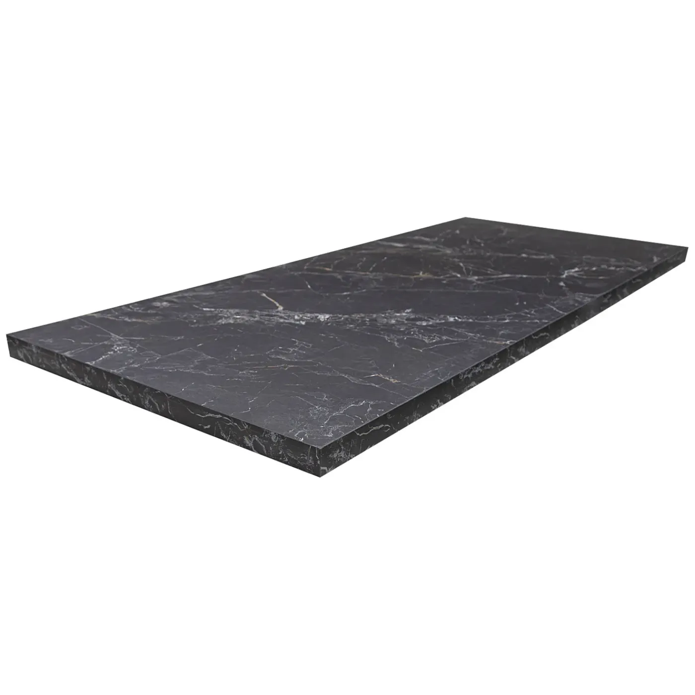 Sencys FAB Werkblad Aanrechtblad - Pietra Nero - 304x64cm - 16mm