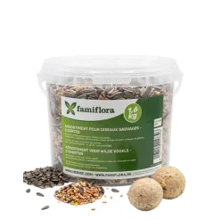 Famiflora Assortiment Buitenvogels Mixbox - 2 Emmers - 3 Soorten Vogelvoer - 3.2 Kg (2 X 1.6kg)