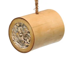 Famiflora Gevulde Voedersilo Voor Buitenvogels - 12 Stuks (3.6kg) - Bamboe - +/- 300g Per Stuk
