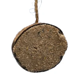 Famiflora Halve Kokosnoot Gevuld - 24 Stuks (4.8kg) - Buitenvogels - Zaden & Insecten