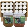 Famiflora Vogelpindakaas Fruit 12x350gr Bosvruchten + 12x350gr Appel