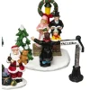 Feeric Kerstdorp Accessoires - Boompjes Figuurtjes - Polyresin