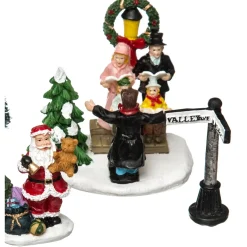 Feeric Kerstdorp Accessoires - Boompjes Figuurtjes - Polyresin