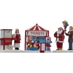 Feeric Kerstdorp Accessoires - Miniatuur Figuurtjes - Kermis