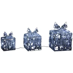 Feeric Lights & Christmas Verlichte Cadeaus - 3x - 70 Led