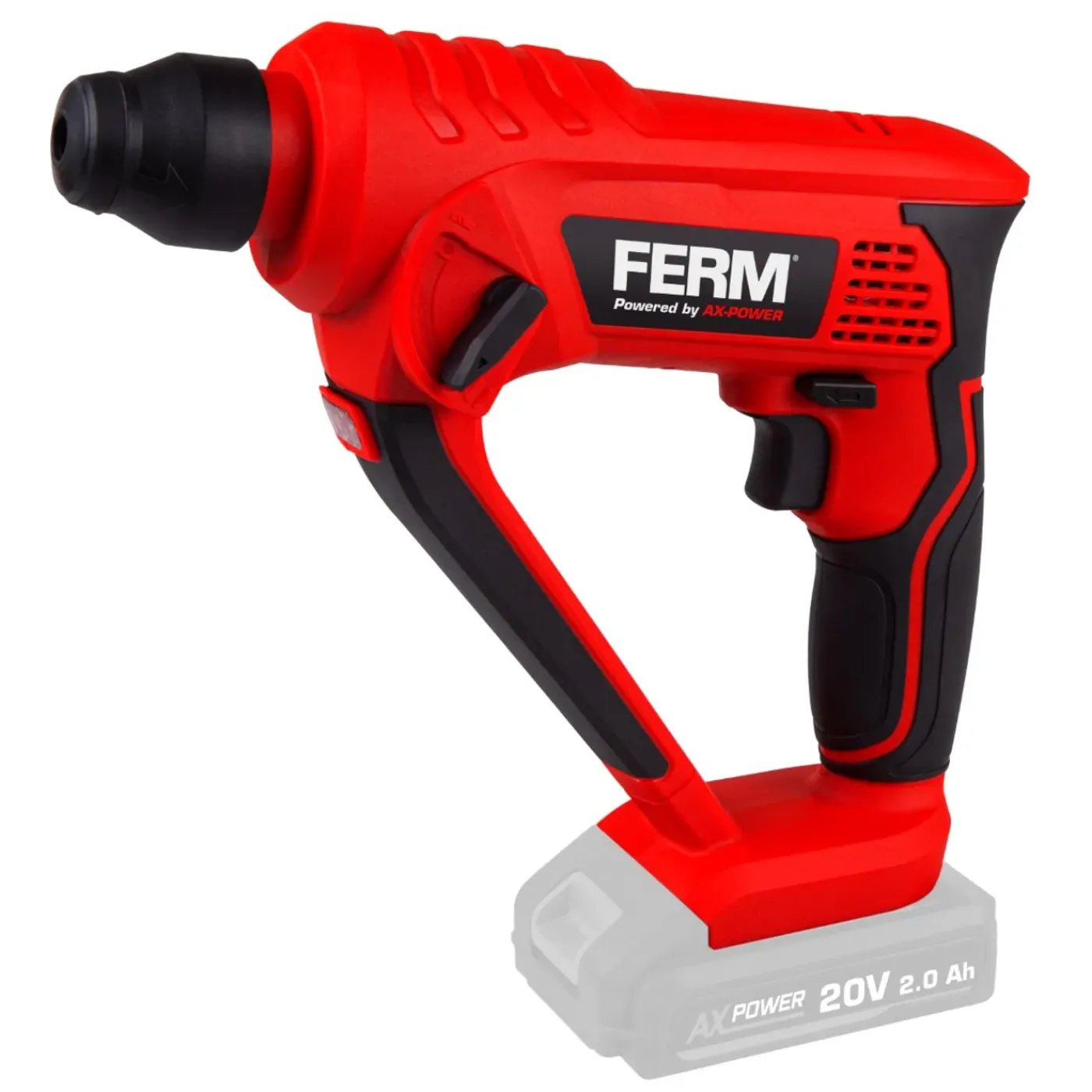 Ferm - Ax-power - Accu Boorhamer - 20v - Excl. Accu En Lader