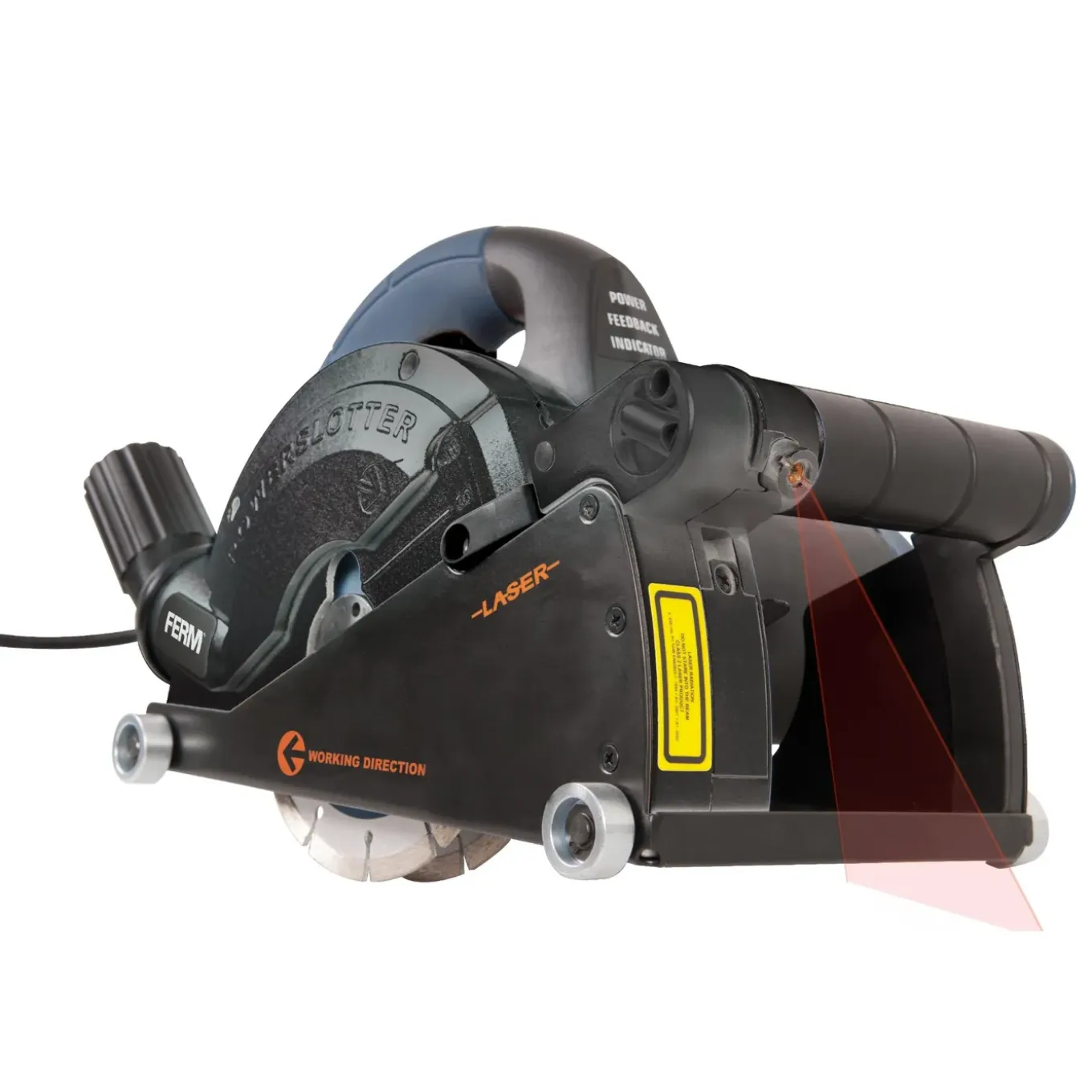 Ferm - Muurfrees - 1600w - Met 2 Diamantschijven - 150mm